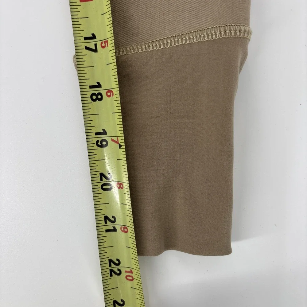 Equine Couture Equestrian Breeches‎ Youth Size 8 Khaki Coolmax Champion Patches